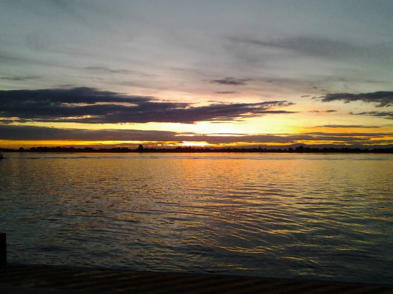 tramonto in laguna