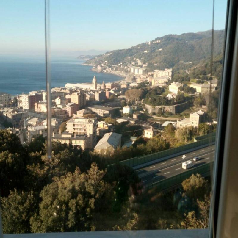 Voltri Genova veduta dalla finestra