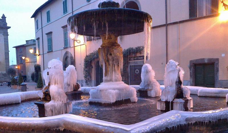 Gelo e freddo a Tuscania