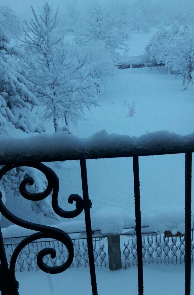 direi che ha fatto un po di neve.....