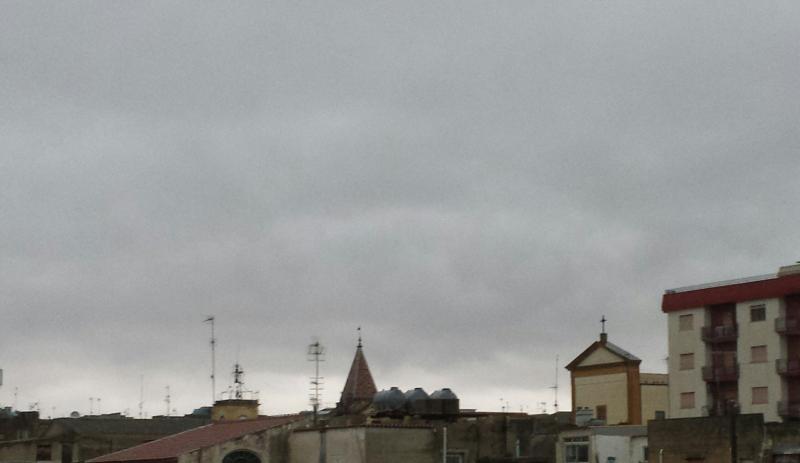 Il cielo sopra il centro di Ribera