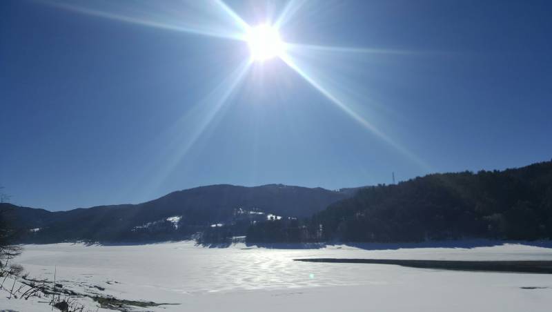 Lago Ampollino ghiacciato by Gianluca Congi