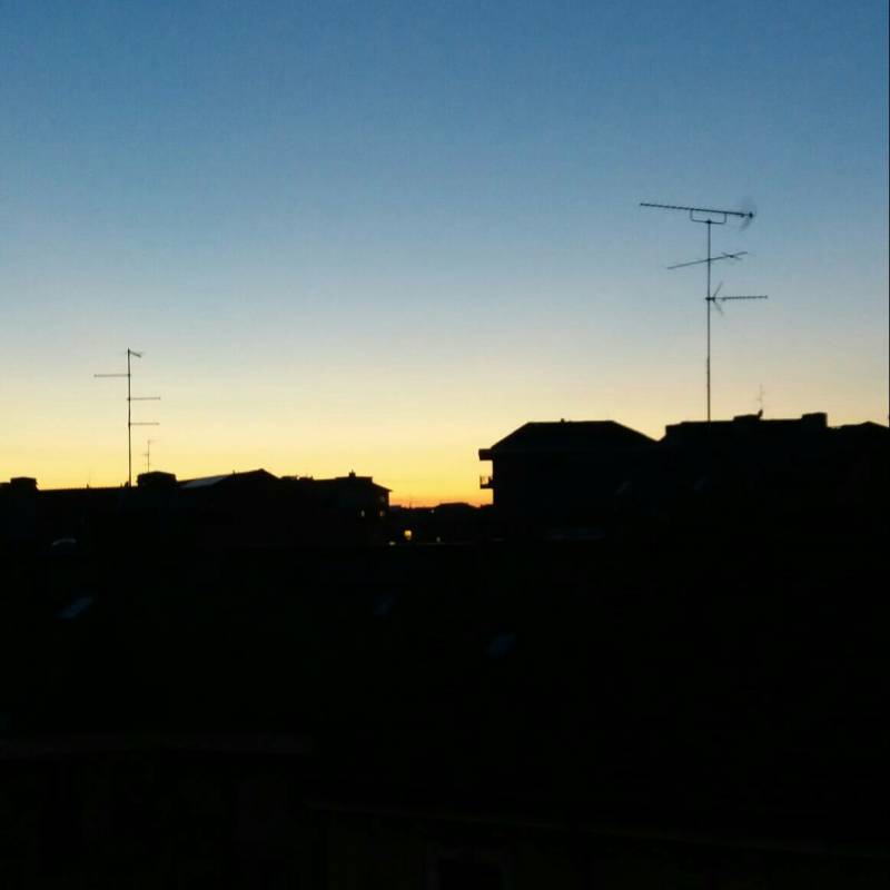 tramonto dopo una bella giornata