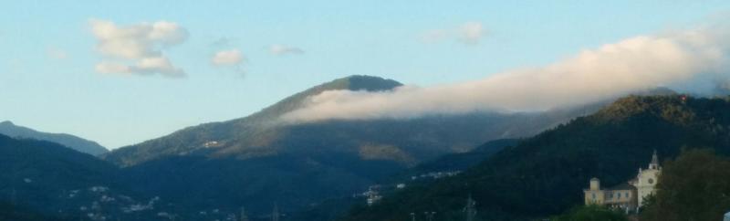 tramonto sui monti