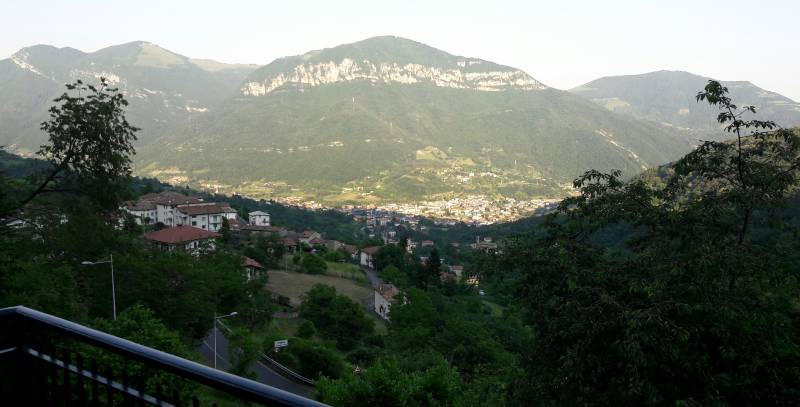 Tramonto pre-estivo a Gaverina Terme
