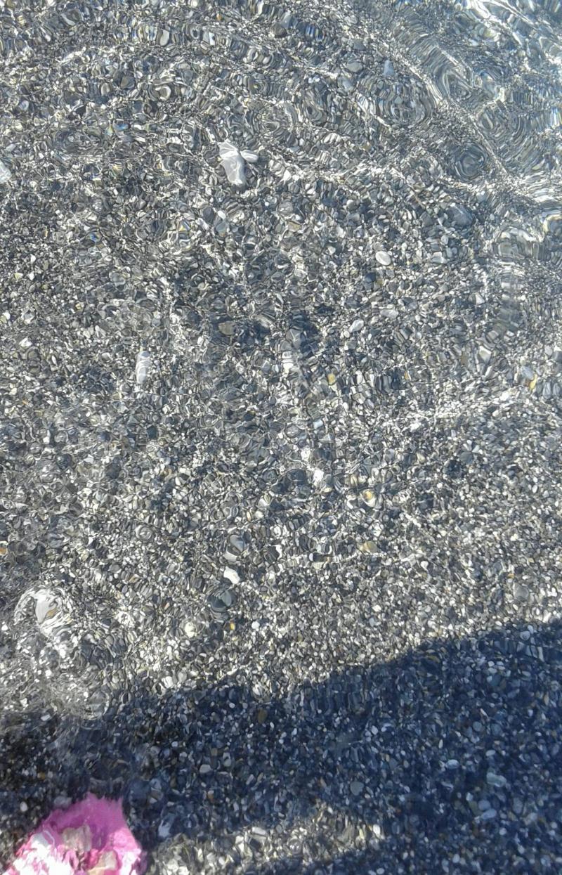 Caldo bestiale ma acqua limpida