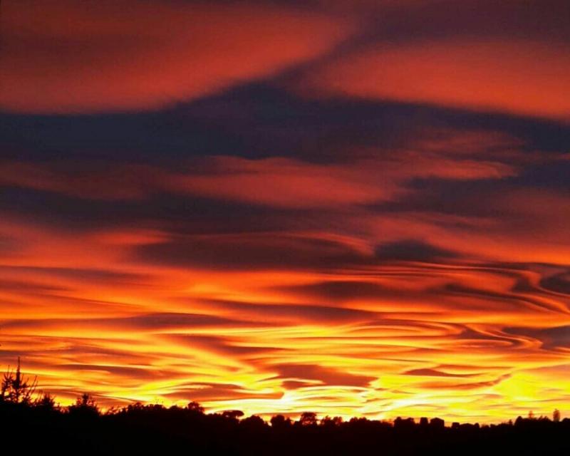 Tramonto in brianza