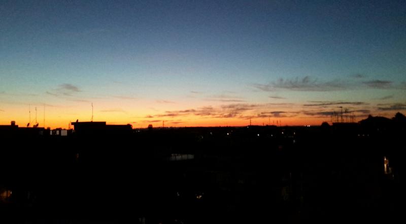 Tramonto di venerdi' 17 novembre