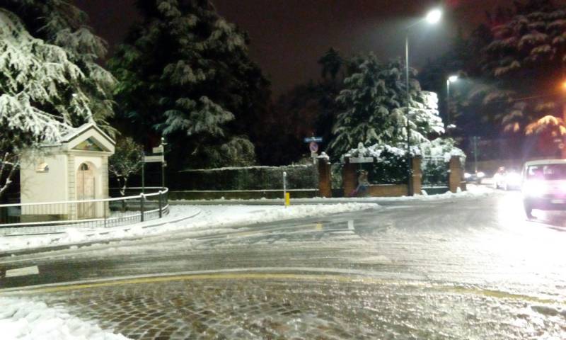 Foto della nevicata dell'11 dicembre