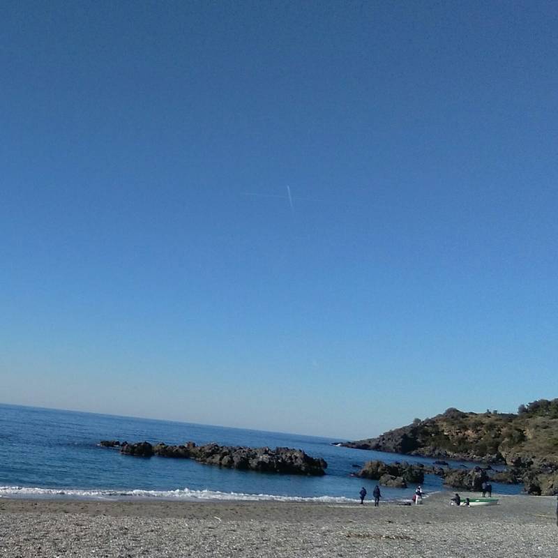 Spiaggia foto del 24 dicembre 2017