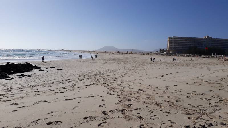 Spiaggia oliva corralejo gennaio 2018