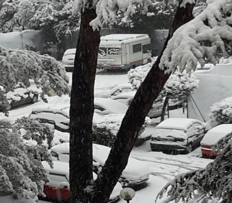 Nevicata a roma 27 febbraio 2018