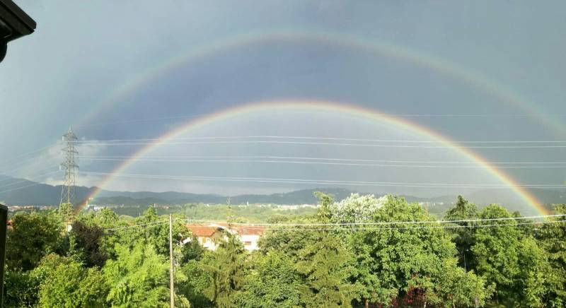 Dopo un brutto temporale...un doppio arcobaleno