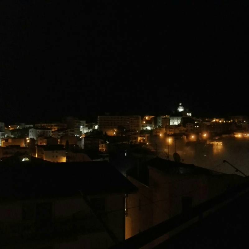 Panorama di Ferrandina di notte