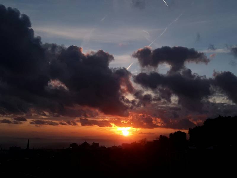 Genova tramonto..