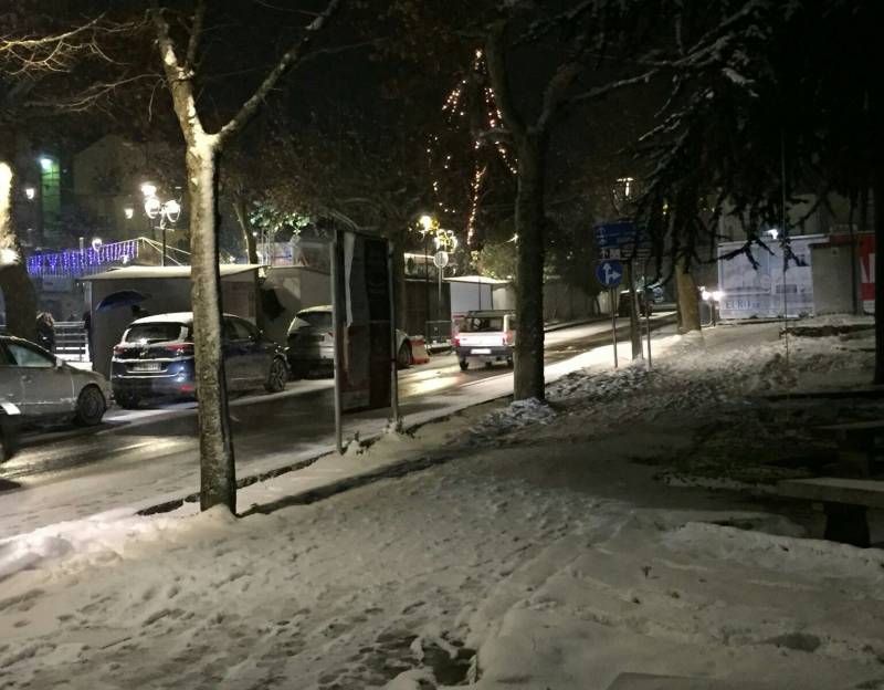Neve a piazza armerina natale