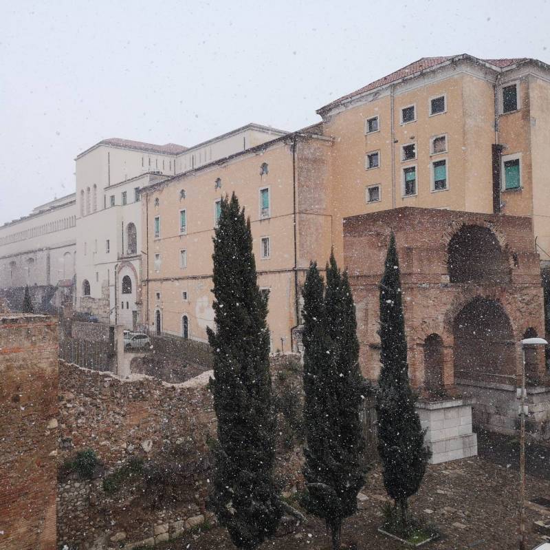 Neve su Benevento