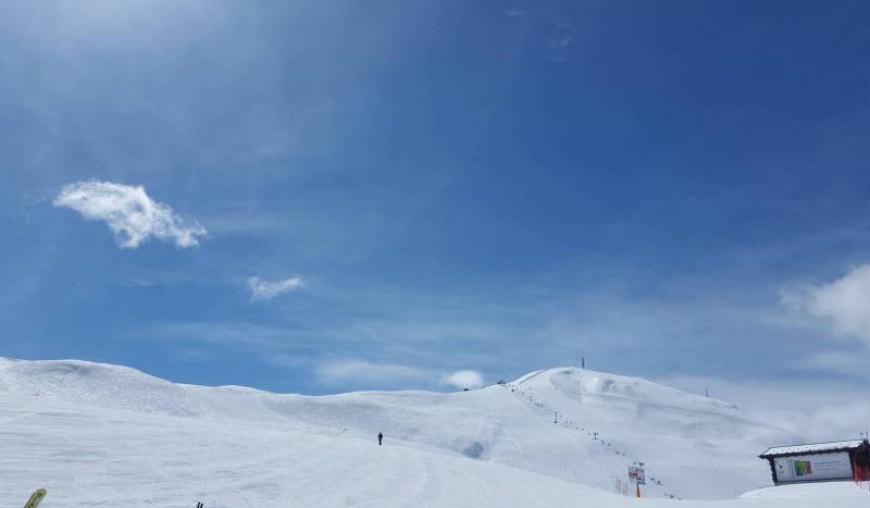 Sole neve sciare