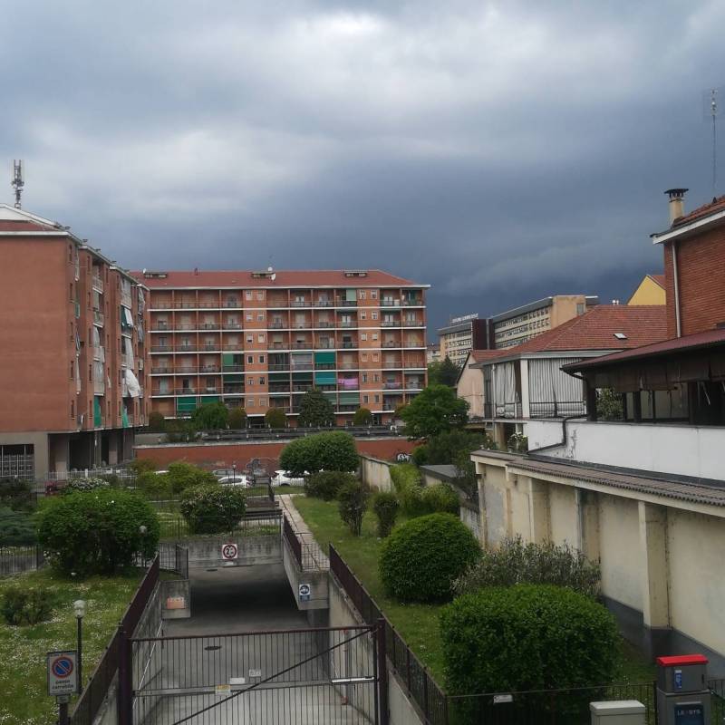 Temporale in avvicinamento Torino nord