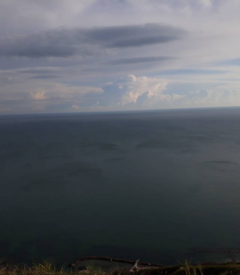 Panorama sull'adriatico dalla montagnola