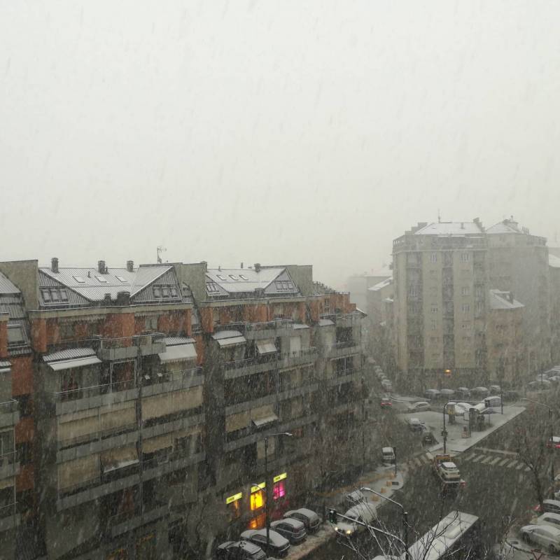 Turin under snow
