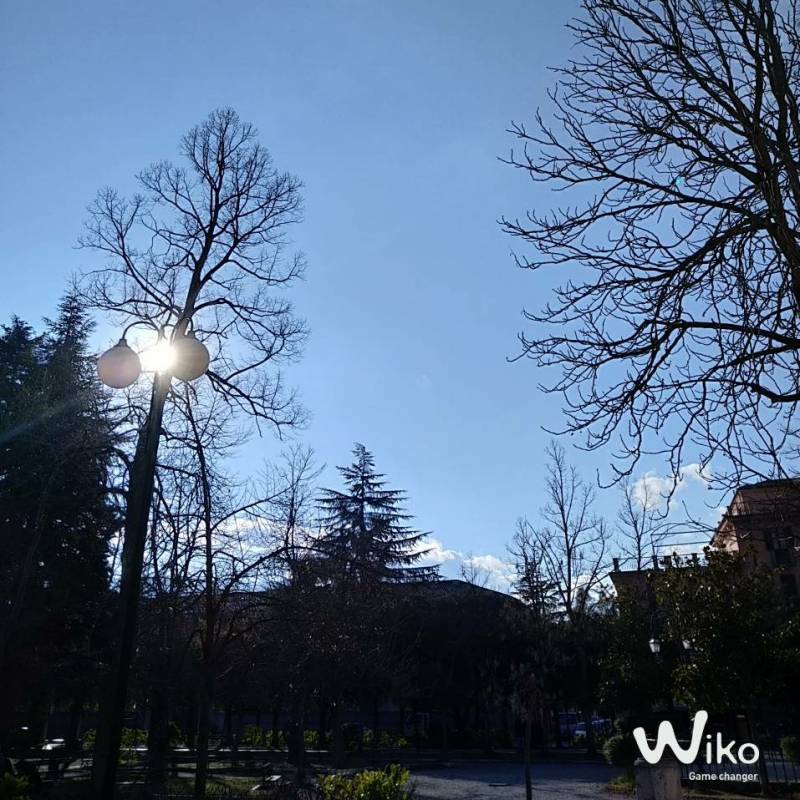 Meteo bellissimo un po' di neve
