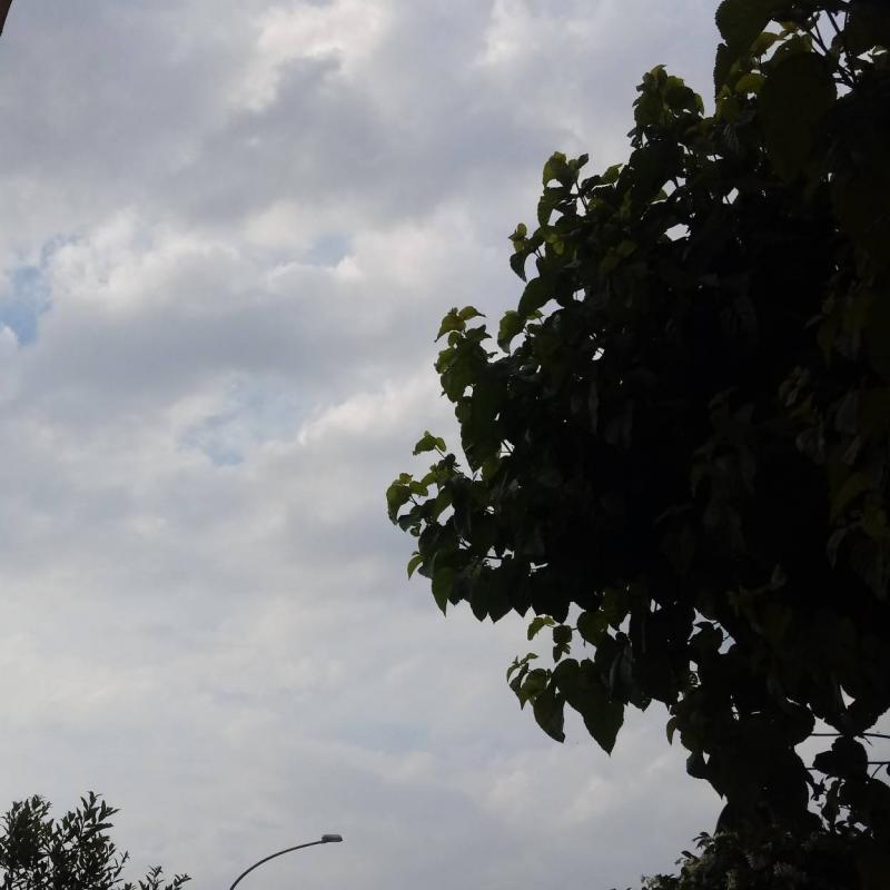 Giornata caldissima ma le nubi minacciano