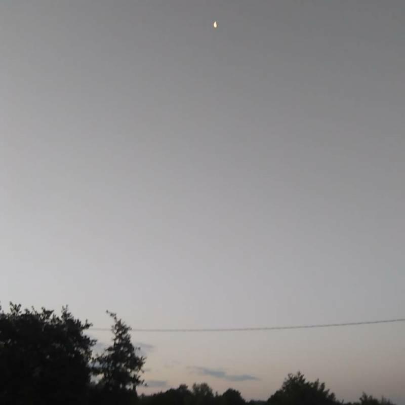 Assolutamente limpido nessuna pioggia oggi 29.5 2020 ore 20.55