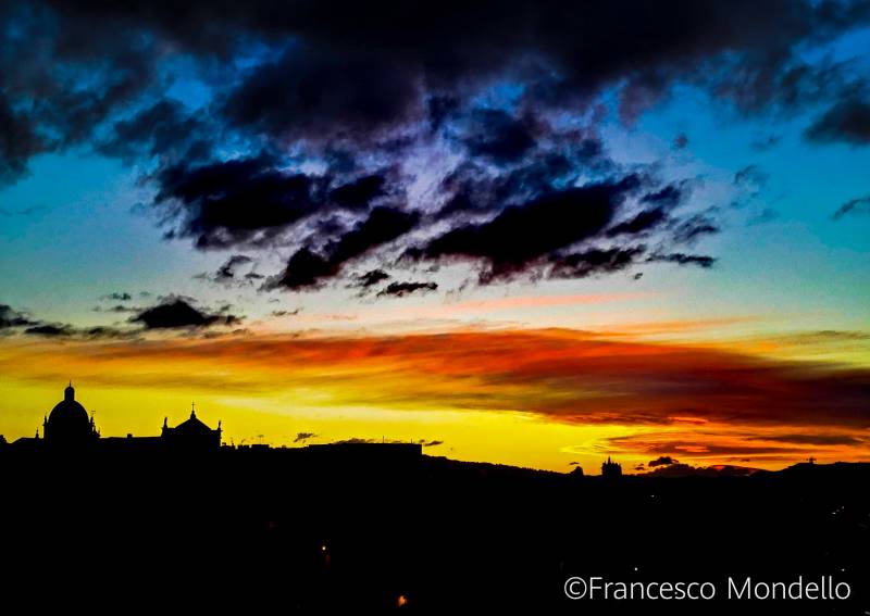 Cielo policromo a casteltermini photo francesco mondello