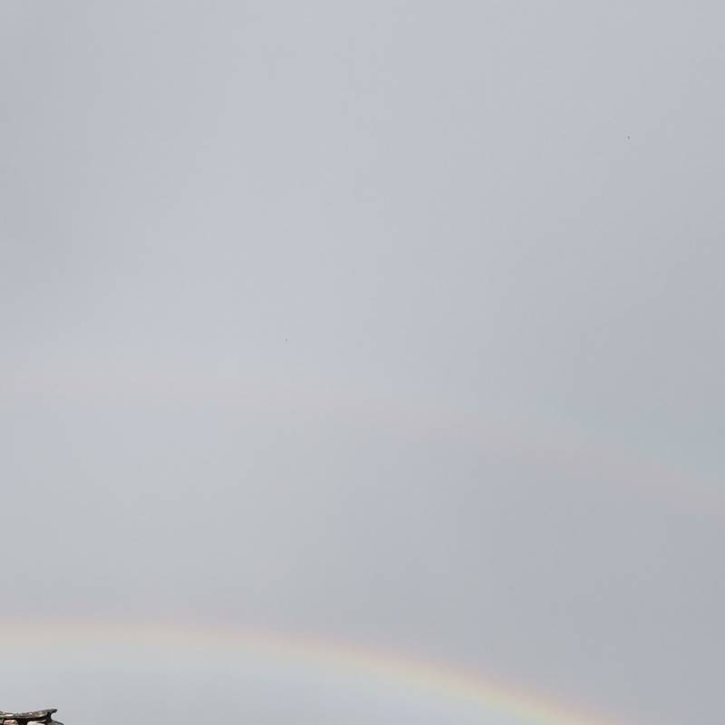Arcobaleno in diretta