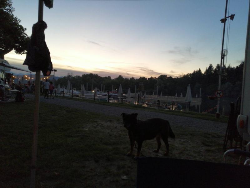 Tramonto stupendo dolce frescura
