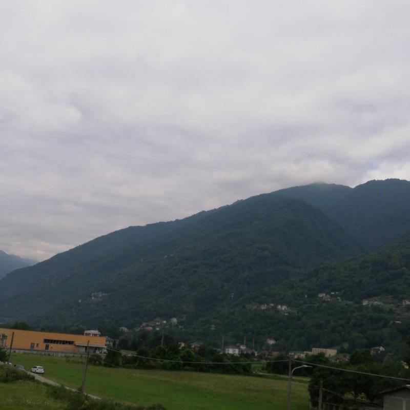 Oggi molto nuvoloso..