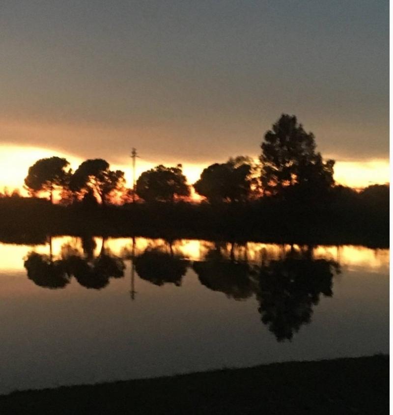 Tramonto ai laghi mella