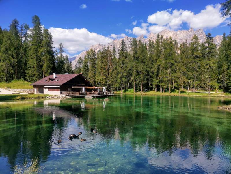 Lago ghedina cortina d'ampezzo