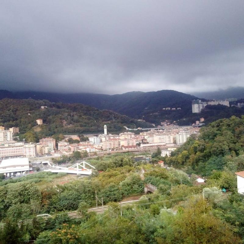 Comincia il temporale su bolzaneto