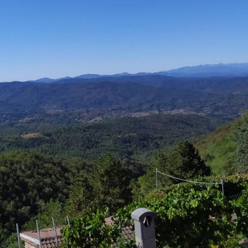 Vista sul Sassello dal bric beton