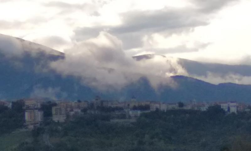 Guardiagrele tra le nuvole
