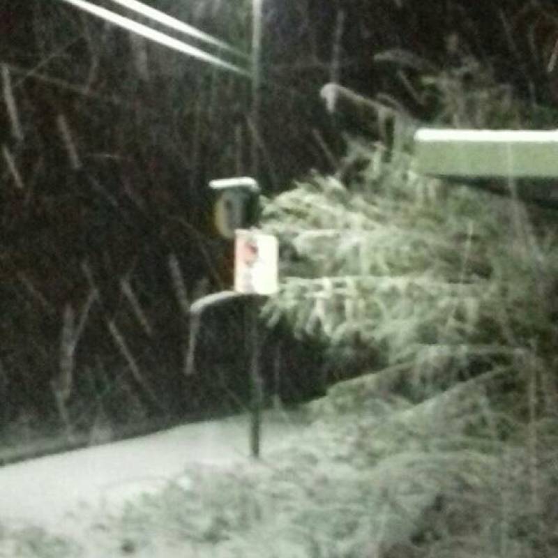 Neve stazione di Balzola