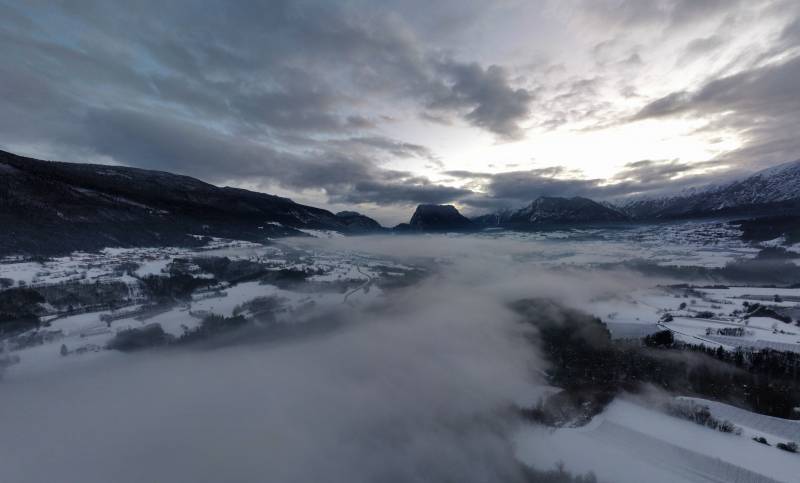 Luce nella nebbia