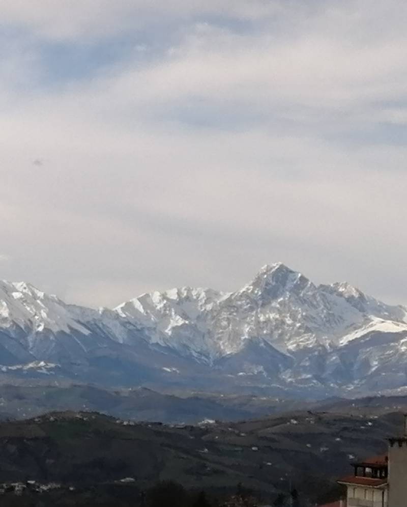 Il gran sasso dal belvedere domenico martella