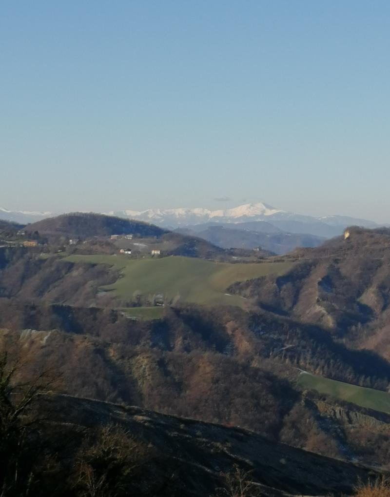 Le belle colline di castel san pietro terme.