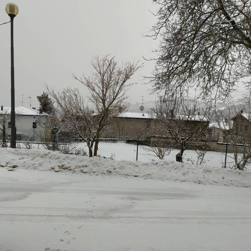 Montecopiolo di nuovo sotto la neve