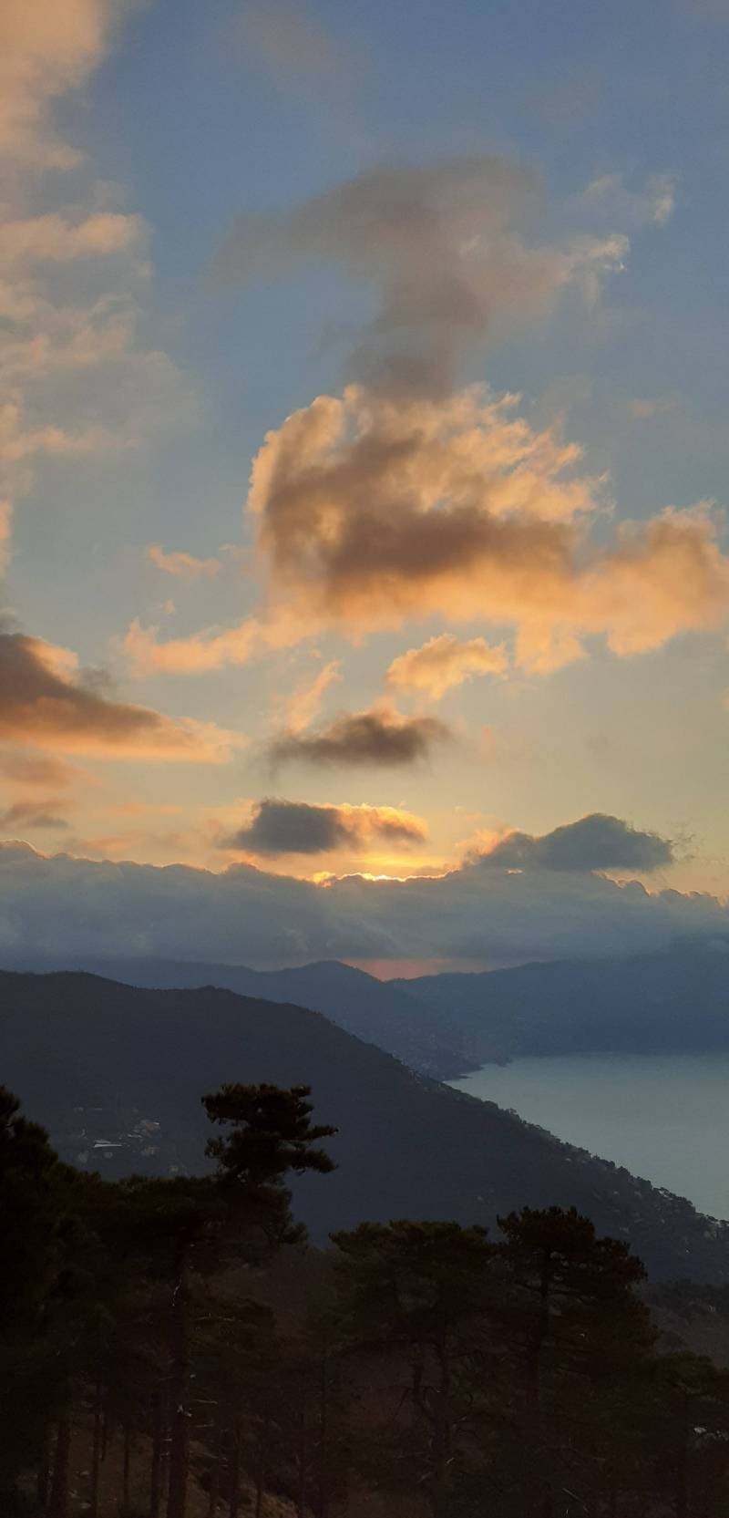 Alba in attesa del brutto tempo dei prossimi giorni