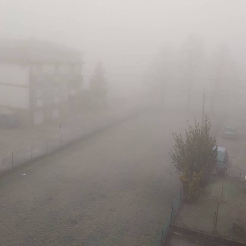 Nebbia fitta a Rovigo