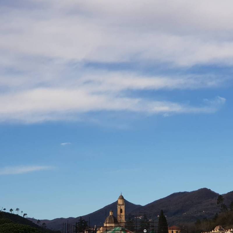 Cielo val lerrone da Garlenda - vista ovest