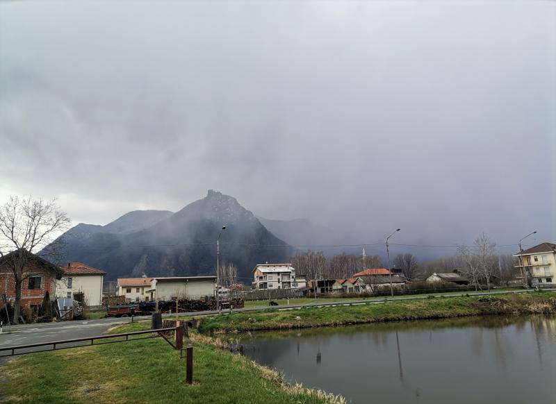 Sacra di san michele e il lago