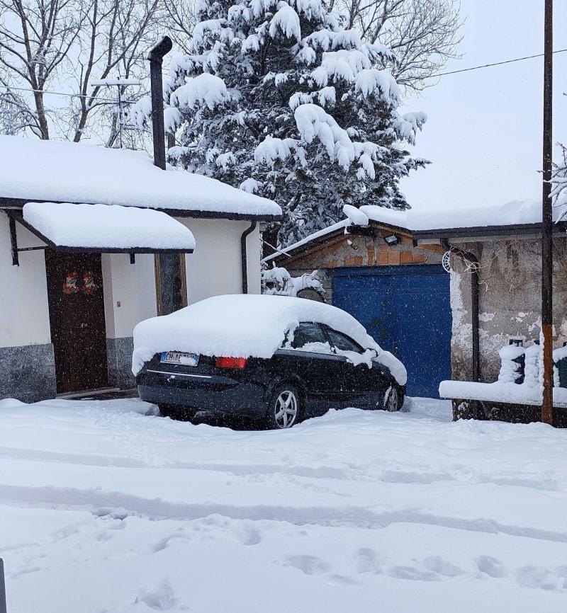 15cm di neve a contrada lavangone