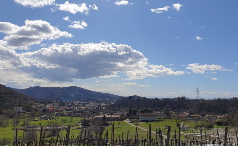 Veduta di trescore dalle sue colline