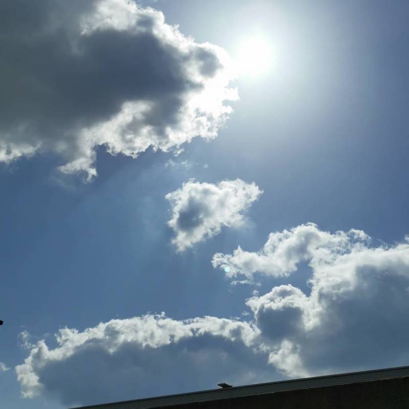 Soleggiato nubi molto sparse mite