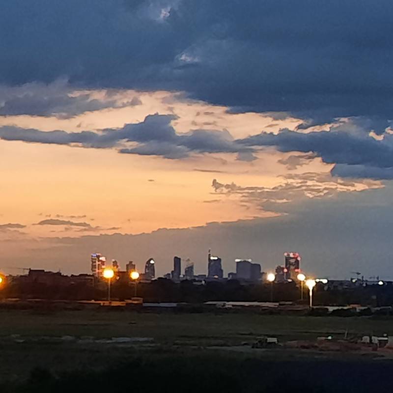 Lo skyline dal Segrate village